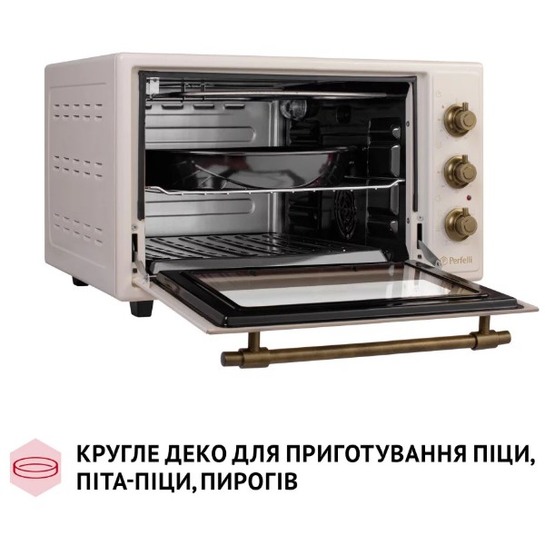 Фото - Печь электрическая Perfelli LAGGIO 37 IVORY RETRO