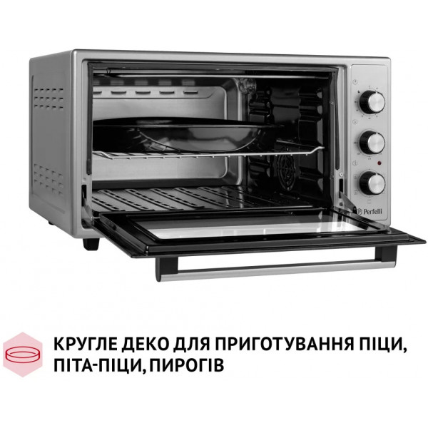 Фото - Печь электрическая Perfelli TRIMO 48 GREY