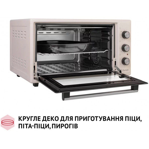 Фото - Піч електрична Perfelli TRIMO 48 IVORY