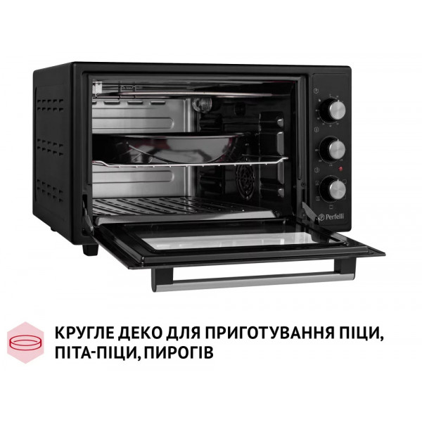 Фото - Піч електрична Perfelli TRIMO 37 BLACK