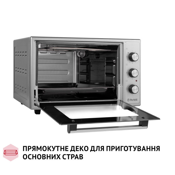 Фото - Печь электрическая Perfelli CLASSIC 37 GREY
