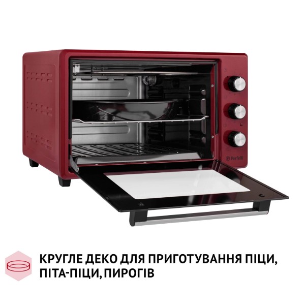 Фото - Печь электрическая Perfelli MIRAGE 37 RED
