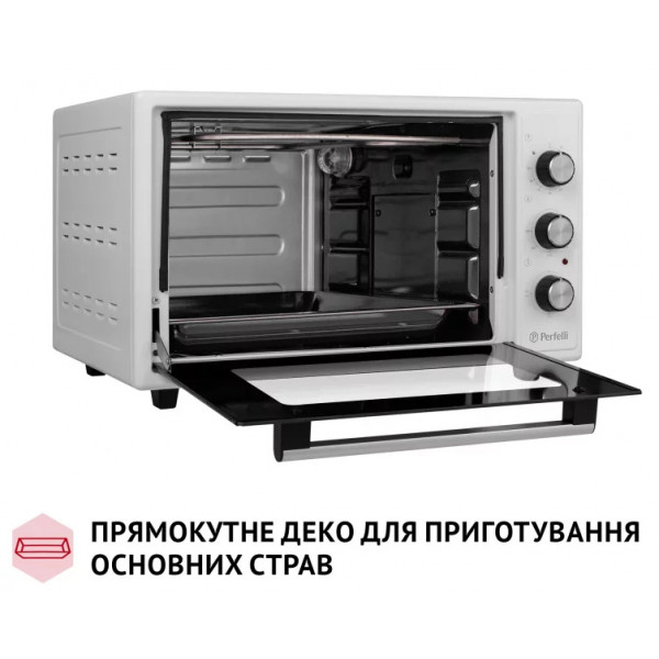 Фото - Печь электрическая Perfelli CLASSIC 37 WHITE