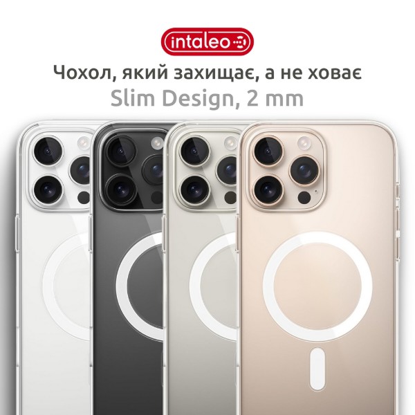 Фото - Чохол для смартфону Intaleo CLEAR for Apple iPhone 16 Pro Max з MagSafe with Box (1283126607929)