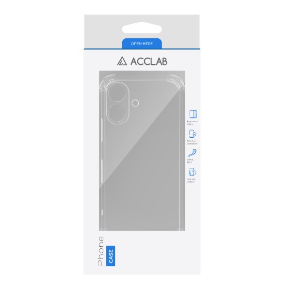 Фото - Чехол для смартфона ACCLAB TPU Shockproof for Apple iPhone 16 Plus Light (1283126610844)
