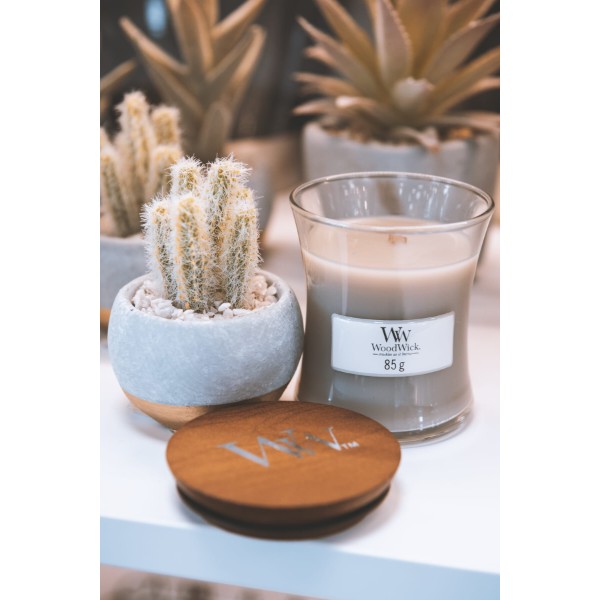 Фото - Свеча стекло Woodwick Mini Fireside (Камин) 85г (98106E)