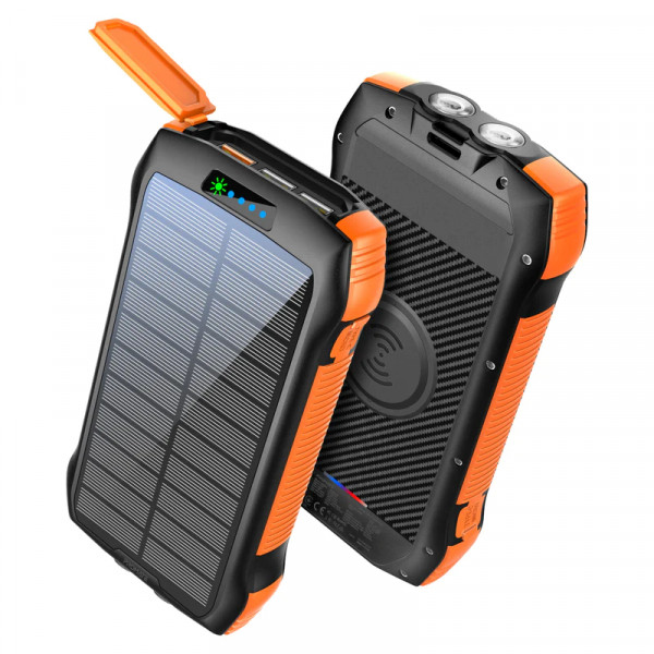 Фото - Батарея мобільна Promate SolarTank 20000 mAh (solartank-20pdqi.black)