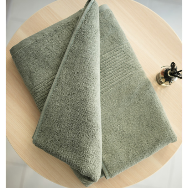 Фото - Рушник банний Lelit 550 г Хакі 70/140 8084 (1200172)