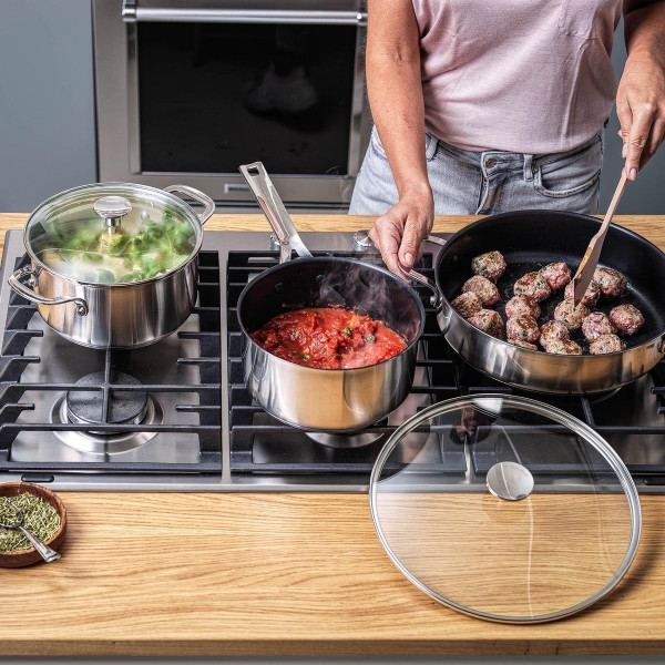 Фото - Набор посуды KitchenAid 16/20/24 см, 1.5/3.1/4.8 л 5 пр. (CC005088-001)