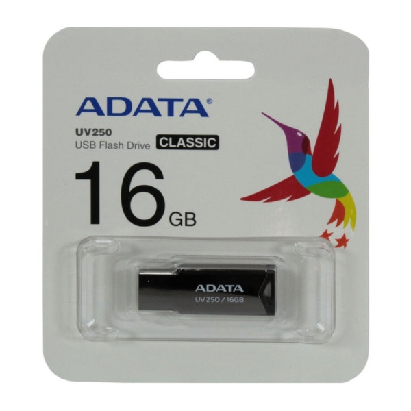 Фото - Флеш USB ADATA USB 2.0 AUV 250 16Gb Silver (AUV250-16G-RBK)