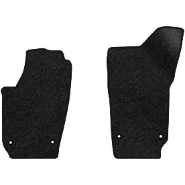 Фото - Килимки ворсові в салон авто EVAtech Premium для Volkswagen Polo (IV) 3-doors 2001-2009 4 покоління Htb EU чорний кант (VW12025AB2TL4VPB)