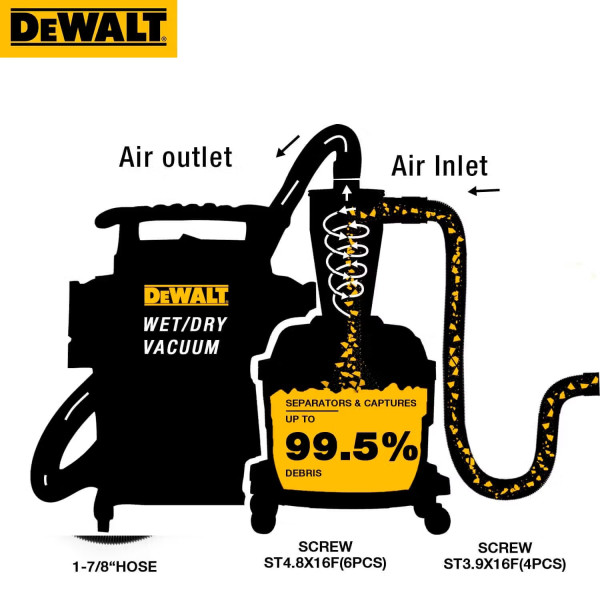 Фото - Фільтр для пилососа DeWALT DXVCS002