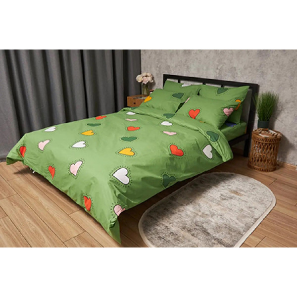 Фото - Комплект постільної білизни Moon&Star Бязь Gold Люкс Rainbow Hearts 143х210х2 нав. 2х40х60 (MS-820005380) Фото - Комплект постільної білизни Moon&Star Бязь Gold Люкс Rainbow Hearts 143х210х2 нав. 2х40х60 (MS-820005380)