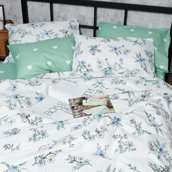 Фото - Комплект постільної білизни Moon&Star Бязь Gold Люкс Spring Harmony 160х220х2 нав. 2х40х60 (MS-820006995)