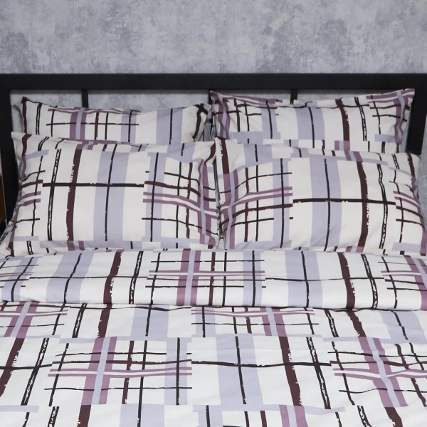 Фото - Комплект постільної білизни Moon&Star Бязь Gold Люкс Urban Lines 160х220 нав. 2х40х60 (MS-820007160)