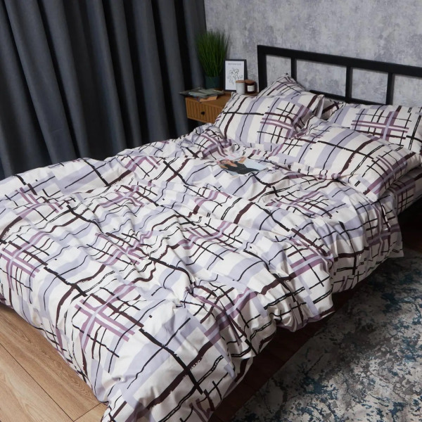 Фото - Комплект постільної білизни Moon&Star Бязь Gold Люкс Urban Lines 160х220 нав. 2х40х60 (MS-820007160)