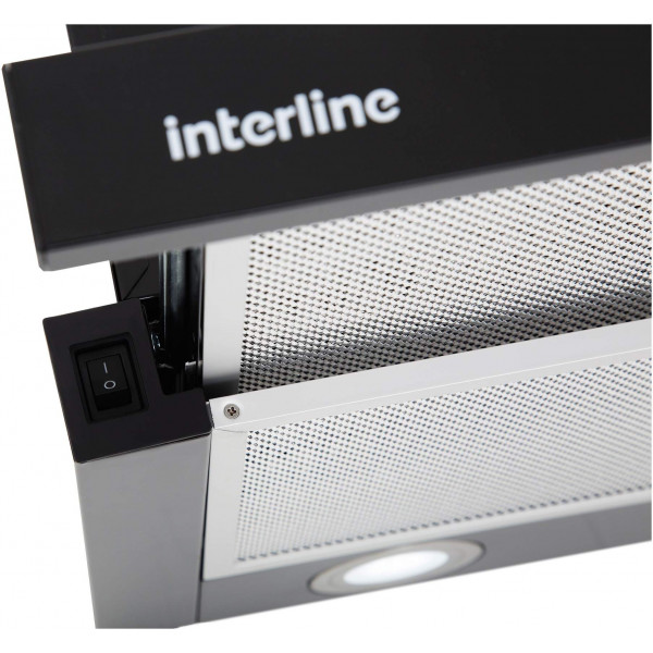 Фото - Витяжка вбудована Interline DELI BL A/60/2/T