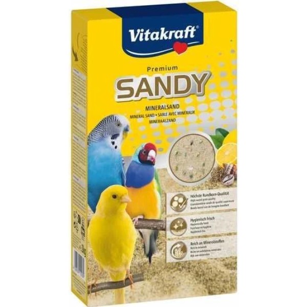 Фото - Наполнитель песок Vitakraft Sandy Mineralsand 2 кг (4008239110039)