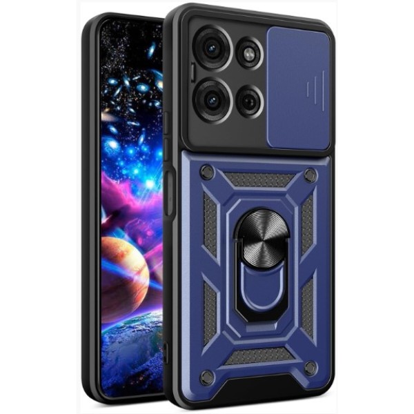 Фото - Чохол для смартфону BeCover Military for Motorola Moto G75 Blue (713061)