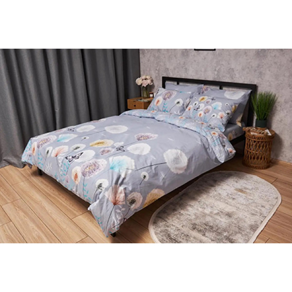 Фото - Комплект постільної білизни Moon&Star Бязь Gold Люкс «Dandelion Dreams» King Size 220x240 см нав. 4х70х70 (MS-820005569)