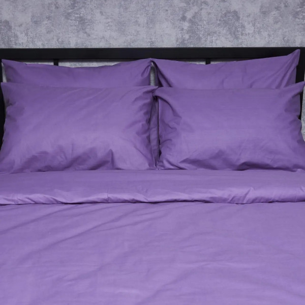 Фото - Комплект постільної білизни Moon&Star Бязь Gold Люкс «Violet Charm» 143х210 см нав. 2х70х70 (MS-820007332)