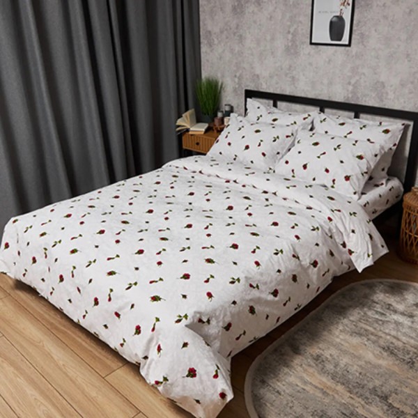 Фото - Комплект постельного белья Moon&Star Бязь Gold Люкс Romantic Rose 175х210 нав. 2х50х70 (MS-820009666)