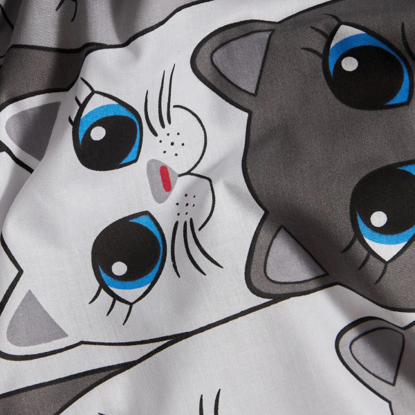 Фото - Комплект постільної білизни Moon&Star Бязь Gold Люкс Furry Friends 175х210 нав. 4х70х70 (MS-820009249)