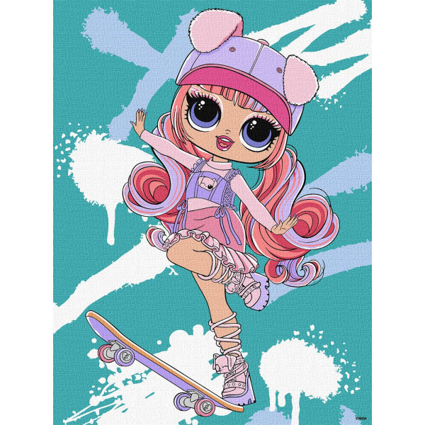 Фото - Картина за номерами Ideyka Tweens LOL Skate Dance Ali Dance 30х40 см (KHO1208)