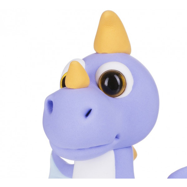 Фото - Маса для ліплення Paulinda Super Dough Cool Dragon Дракон Фіолетовий (PL-081378-18)