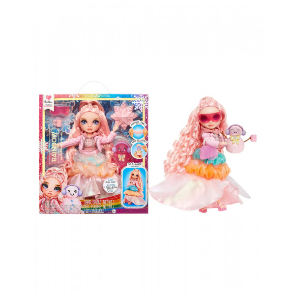 Фото - Кукольный набор Rainbow High Winter Wonderland - БЕЛЛА (с аксессуарами) (120827)