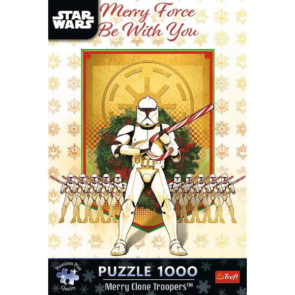 Фото - Пазлы (8+) Trefl Premium Plus Lucasfilm Star Wars Веселый клон-штурмовик 1000 эл. (20868)