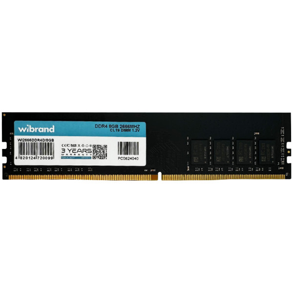 Фото - Память DDR Wibrand DDR4 8GB 2666MHz CL19 DIMM (000051587)