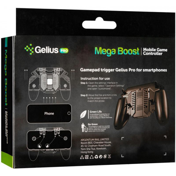Фото - Геймпад Gelius Pro Mega Boost GP-GT003 Black