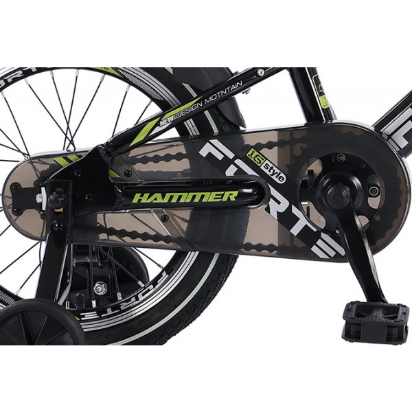 Фото - Двоколісний велосипед Forte Hammer 16'' Black