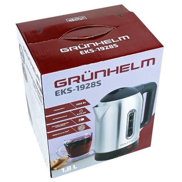 Фото - Электрический чайник Grunhelm EKS-1928S Silver