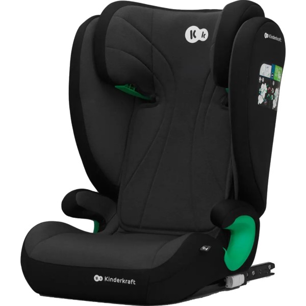 Фото - Автокрісло Kinderkraft Junior Fix 2 i-Size Graphite Black (KCJUFI20BLK0000)