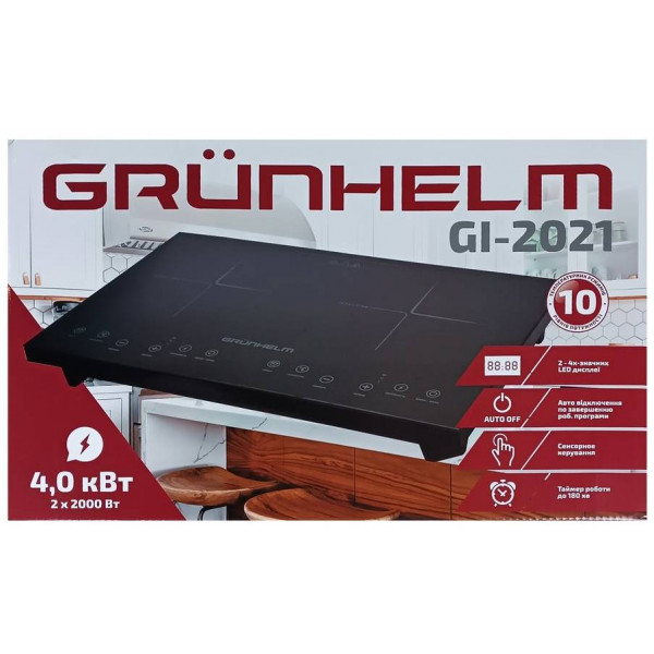 Фото - Плита электрическая настольная Grunhelm GI-2021