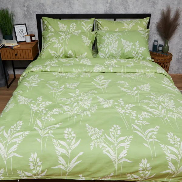 Фото - Комплект постільної білизни Moon&Star Бязь Gold Люкс Verdant Spring 160х220 нав. 4х50х70 (MS-820007268)