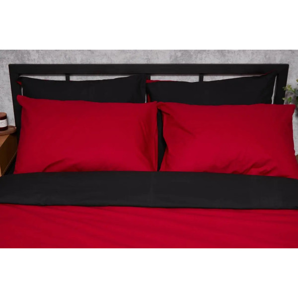 Фото - Комплект постільної білизни Moon&Star Бязь Gold Люкс Cherry Black 200х220 нав. 2х50х70 (MS-820003161)