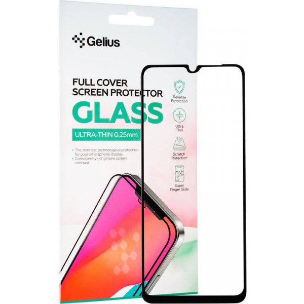 Фото - Захисне скло для смартфону Gelius Full Cover Ultra-Thin 0,25 мм for Xiaomi Redmi A3 Black (98284)