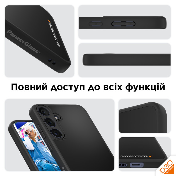 Фото - Чехол для смартфона PanzerGlass Hardcase with D3O for Samsung S24 Plus Black (PG_1217)