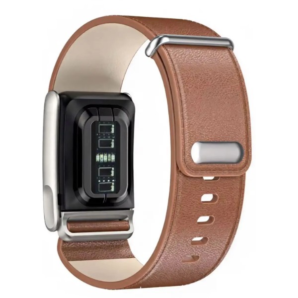 Фото - Ремешок для фитнес-браслета Armorstandart Leather Loop for Whoop MG Chestnut with Silver (ARM93095)