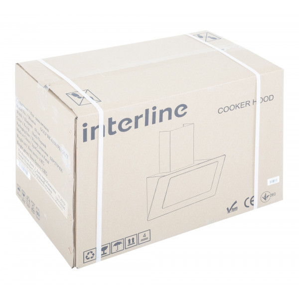 Фото - Витяжка декоративна Interline GOLF BK A/60/PB/GL/T