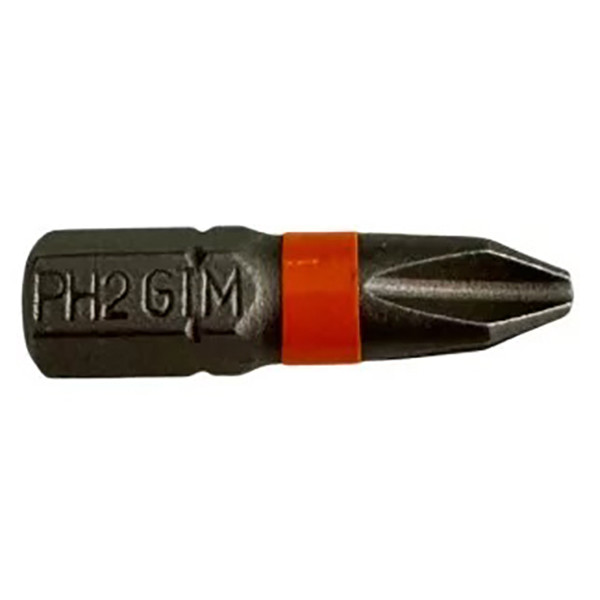 Фото - Набор бит для отвертки GTM PH2 25 мм 2 шт. (SB-H2-25B)