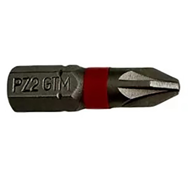Фото - Біта для викрутки GTM PZ2 25 мм 2 шт. (SB-Z2-25B)