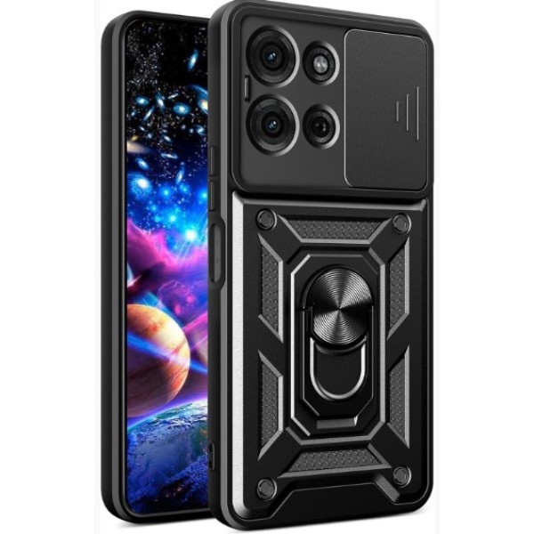 Фото - Чехол для смартфона BeCover Military for Motorola Moto G75 Black (713060)