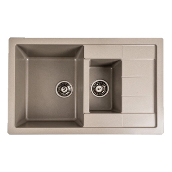 Фото - Мийка кухонна VALESO 7850W TOSKANA матовий Титан Фото - Мийка кухонна VALESO 7850W TOSKANA матовий Титан