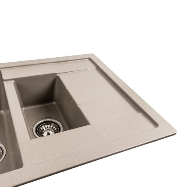 Фото - Мийка кухонна VALESO 7850W TOSKANA матовий Титан