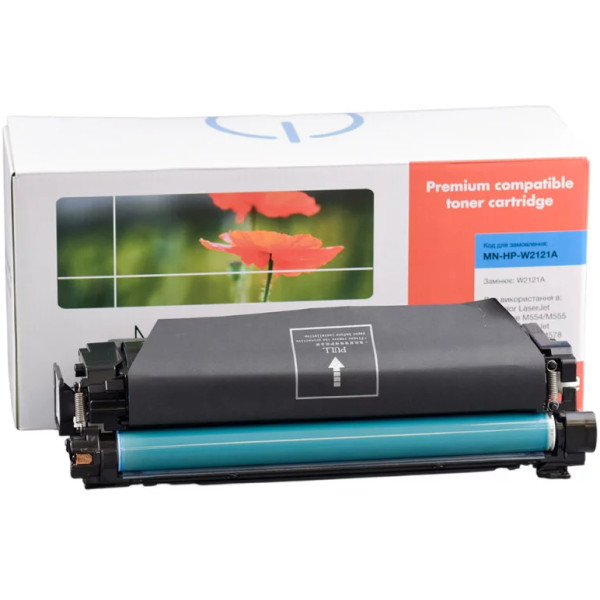 Фото - Картридж для лазерних принтерів/БФП Makkon HP W2121A (212A) для CLJ M554/M555/M578 cyan (MN-HP-W2121A)
