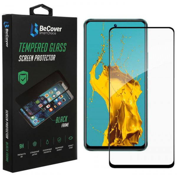 Фото - Захисне скло для смартфону BeCover for Infinix Hot 12 Play (X6816D) Black (707601)